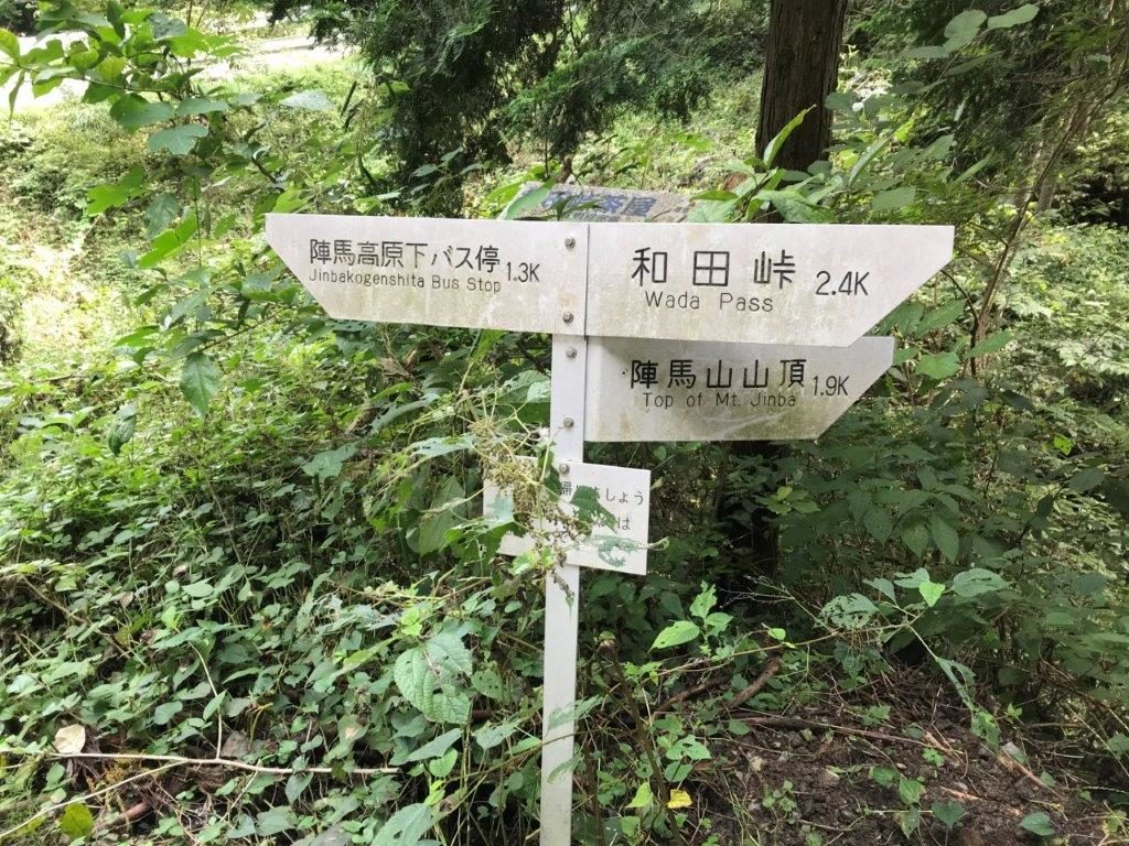 和田峠標識